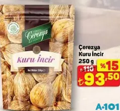 ÇEREZYA KURU İNCİR 250 G fiyat ve kampanya bilgisi